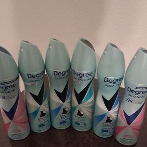 6 Bn DEGREE DEOFORANT SPRAYS